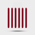 Royale Taper Candles Burgundy