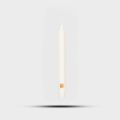 Madeleines Taper Candles White