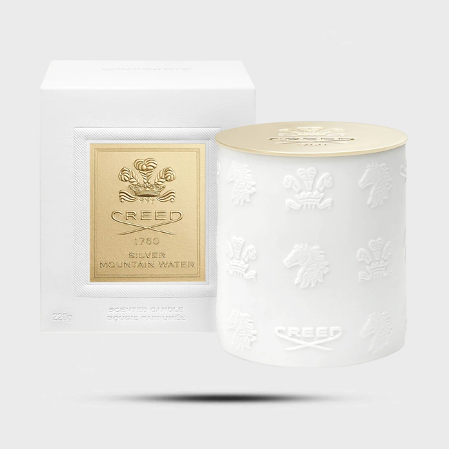 Silver Mountain Water Candle