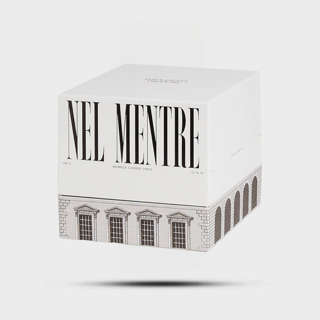 NEL MENTRE Vase scented Candle - Architettura Décor - Immaginazione Fragrance