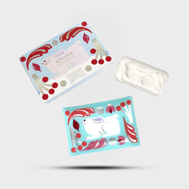 Bonjour Bonheur Soap & Soapdish
