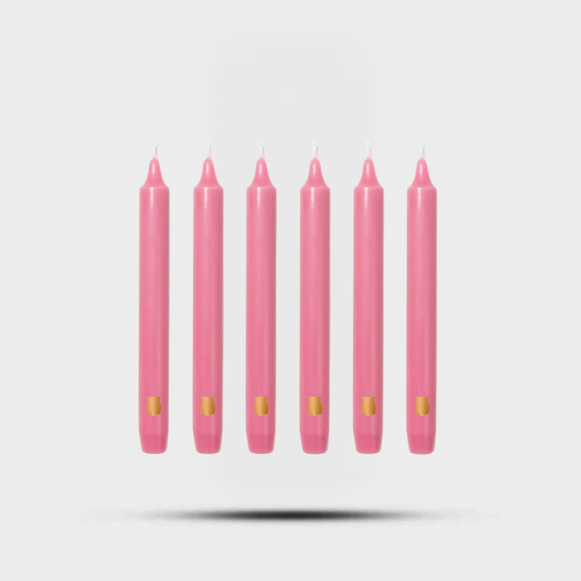 Madeleines Taper Candles Pink