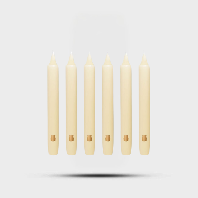 Madeleines Taper Candles Stone