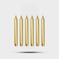 Madeleines Taper Candles Gold