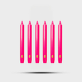 Madeleines Taper Candles Fuchsia