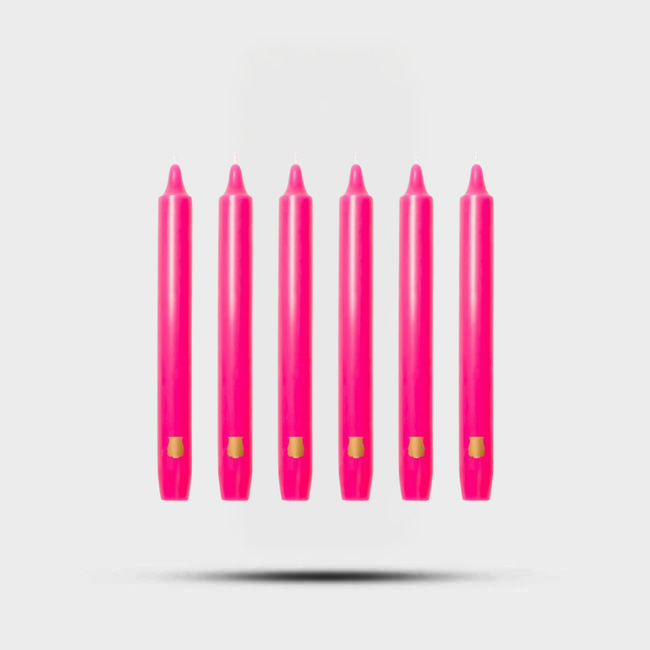 Madeleines Taper Candles Fuchsia