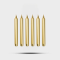 Madeleines Taper Candles Gold