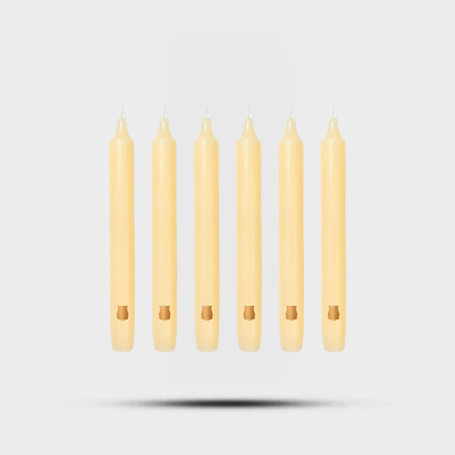 Madeleines Taper Candles Ivory