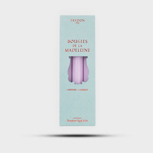 Madeleines Taper Candles Lilac