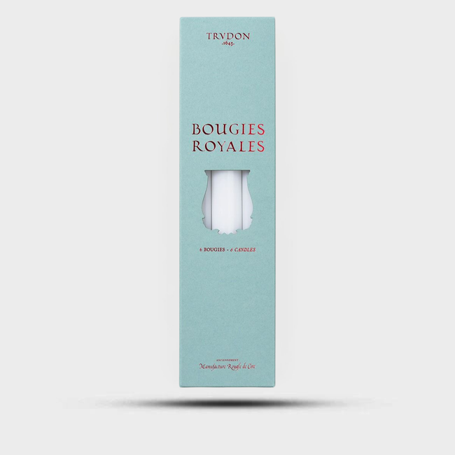 Royale Taper Candle White