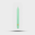 Madeleines Taper Candles Watery Green