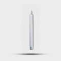 Madeleines Taper Candles Silver