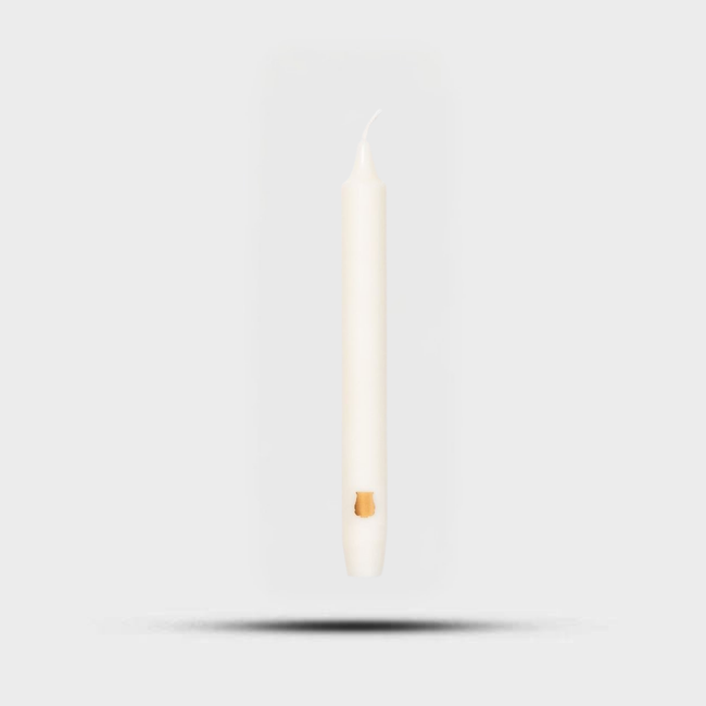 Madeleines Taper Candles White