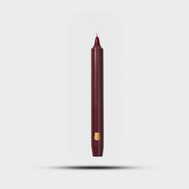Madeleines Taper Candles Burgundy
