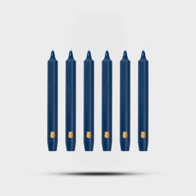 Madeleines Taper Candles Navy Blue