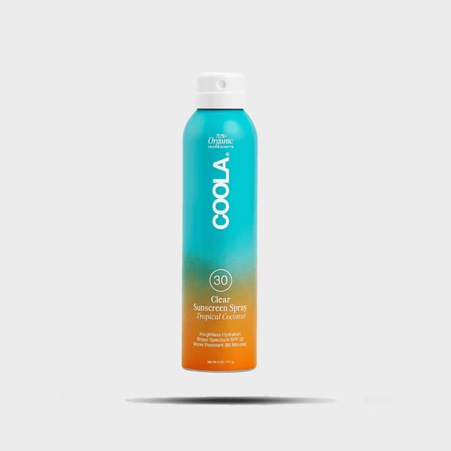 Clear Sunscreen Spray Tropical Coconut SPF30_Coola