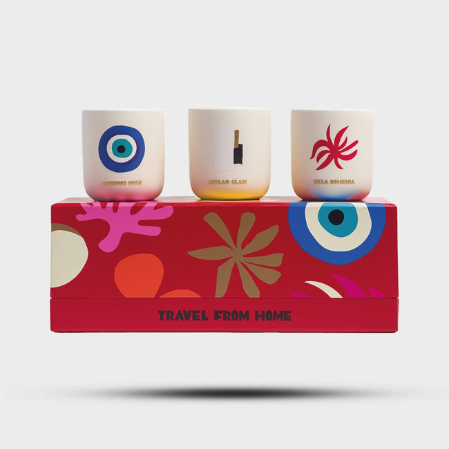 Travel From Home Mini Scented Candle Set_Assouline